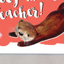 Funny Otterly The Best Teacher Card, thumbnail 2 of 7