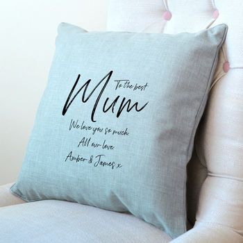 Personalised Message Cushion For Mum, 3 of 5