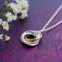 50th Gold And Silver Necklace, thumbnail 2 of 7