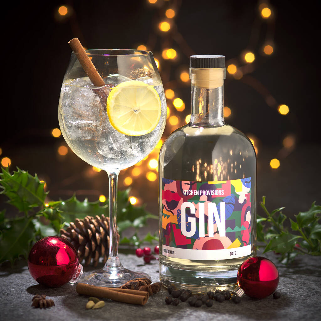 Make Your Own Gin For Christmas Kit, Two Bottles, 1 of 5