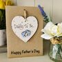 Personalised Father's Day Daddy To Be Keepsake Card, thumbnail 6 of 6