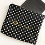 Personalised Polkadot Make Up Pouch Bags, thumbnail 4 of 7