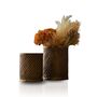 Antique Brass Textured Planter Set, thumbnail 2 of 2