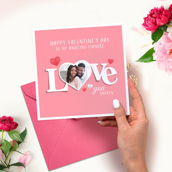 Personalised Photo Valentine's Day Card, 4 of 4