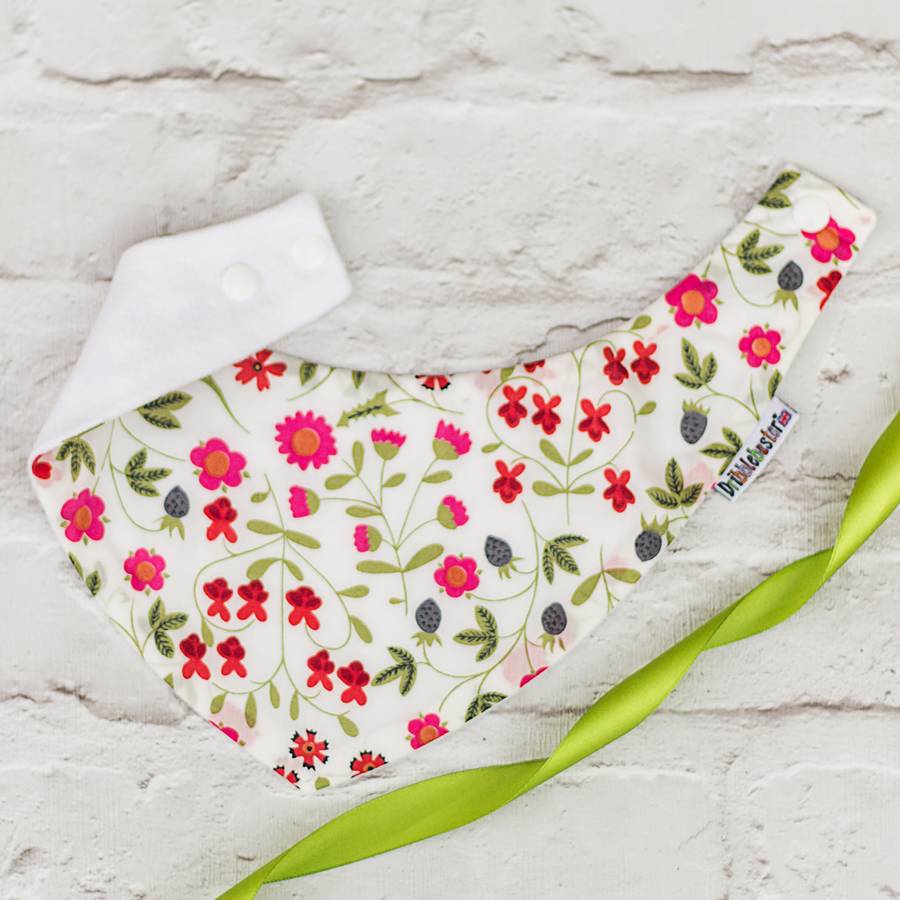 Baby Girl Gift Liberty Dribble Bib By Dribblebuster