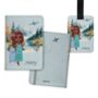 Personalised Cartoon Lady Passport Cover Luggage Tag, thumbnail 2 of 9