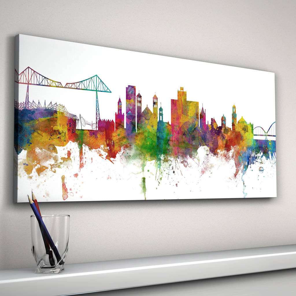 middlesbrough city skyline by artpause | notonthehighstreet.com