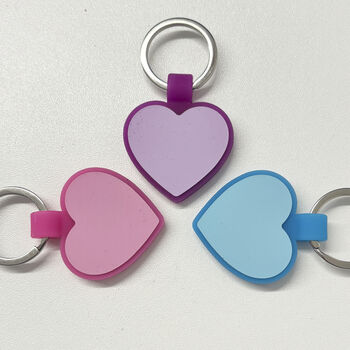 Heart Pastel Silicone Silent Dog ID Tag Personalised, 2 of 12