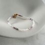 Natural Amethyst And Moonstone Bracelet, thumbnail 1 of 7