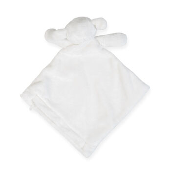Personalised White Plush Lamb Pocket Comforter Blanket, 3 of 8