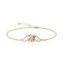 Yellow Gold And Diamond ‘540’ Bracelet With Gold Chain, thumbnail 2 of 4