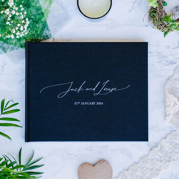 Personalised Wedding Guest Book, 9 of 12