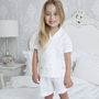 Girl's Personalised Ballerina Cotton Pyjamas, thumbnail 1 of 3