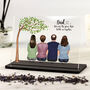 Personalised Dad Family Illustration Keepsake Plaque, thumbnail 1 of 9