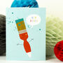 Mini Paint Brush Card, thumbnail 4 of 5