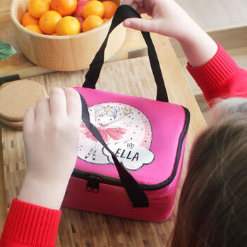 Personalised Princess Ballerina Lunch Bag, 2 of 4