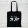 Crazy Cat Lady Tote Bag, thumbnail 4 of 6