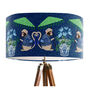 Monkey Parasol, Chinoiserie Lampshade In Blues, thumbnail 5 of 5