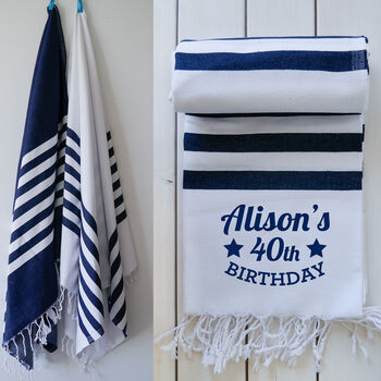 Personalised Gift Set, Towel And Carrier Strap, 2 of 12