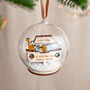 Noah's Ark Personalised First Christmas Bauble, thumbnail 4 of 4