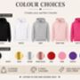 Hubby Or Wifey Hoodie Personalised With Your Wedding Date, thumbnail 4 of 5
