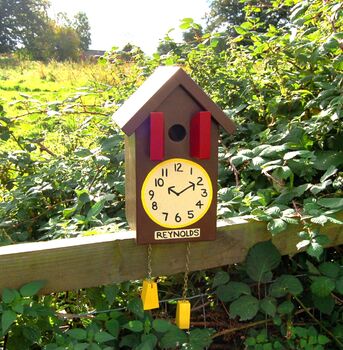 Personalised Cuckoo Clock Bird Box, 5 of 10