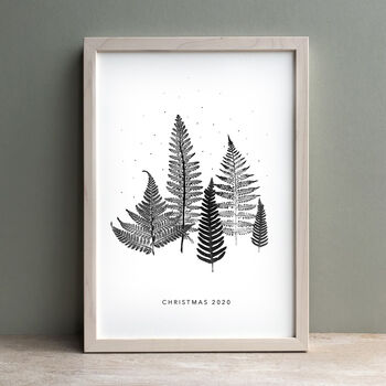 Personalised Fern Forest Monoprint Fine Art Print, 3 of 6