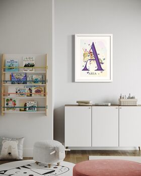 Personalised Unicorn Alphabet Poster, 7 of 12