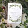 Mediterranean Olive Flat Invitations And Envelopes, thumbnail 7 of 7