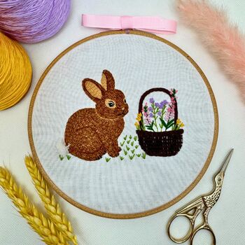 Easter Bunny Embroidery Kit, 10 of 10