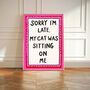 Funny Cat Print, thumbnail 3 of 6