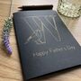 Personalised Robin Initial Gold Foil Birthday Card, thumbnail 4 of 12