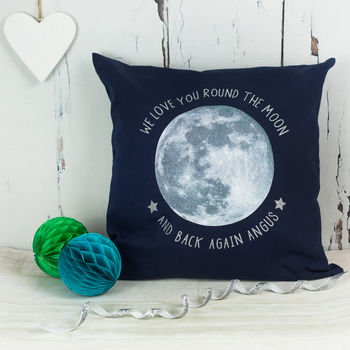 Personalised Moon Cushion, 2 of 6