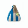 Hand Painted Linen Sustainable Doorstop In Stripe Print, thumbnail 10 of 12