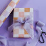 Pastel Check Gift Wrap – Colourful Wrapping Paper For Birthdays, Weddings, Anniversaries, Baby Showers And Christmas, thumbnail 4 of 7