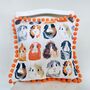 Guinea Pig Pom Pom Cushion Orange, thumbnail 5 of 5