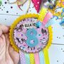 Personalised Pony Theme Birthday Rosette, thumbnail 1 of 5