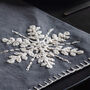 Grey Snowflake Table Runners, thumbnail 3 of 3