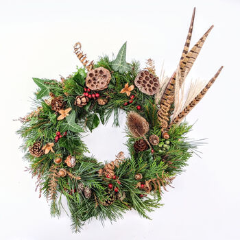 Autumn And Winter Diy Wreath Making Kit, 3 of 6