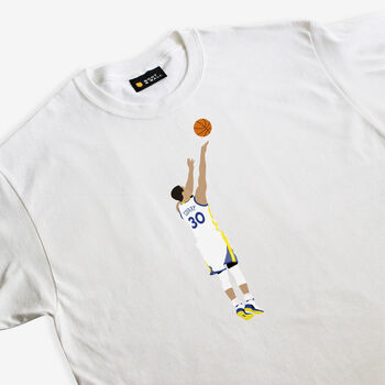 Steph Curry Golden State Warriors Basketball T Shirt, 4 of 4