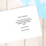 Personalised Floral Wedding Card, thumbnail 5 of 6
