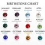 Personalised Horse Necklace, Birthstone Equesterian Gift, thumbnail 5 of 8
