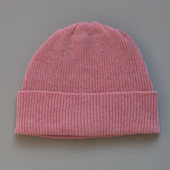 Lambswool Rib Beanie Hat In 11 Colours, 10 of 12