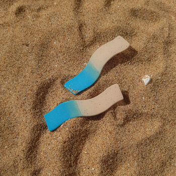 Wave | Polymer Clay Statement Earrings, 4 of 7
