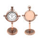 Personalised Copper Desk Clock Gift With Wooden Box, thumbnail 4 of 12