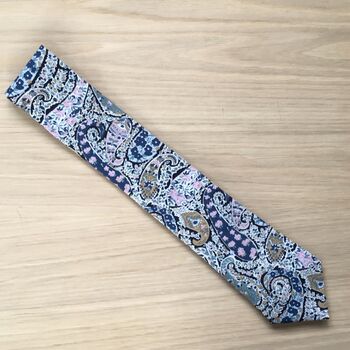 Liberty Tie/Pocket Square/Cuff Link In Paisley, 7 of 8