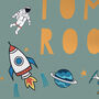 Personalised Space Wall Sticker For Kids Room, thumbnail 2 of 3