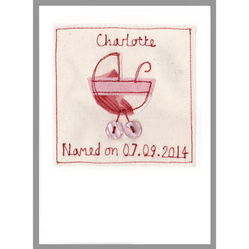 Personalised New Baby Girl Card, 6 of 12