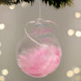 Personalised Baby Girl's 1st Christmas Bauble, thumbnail 3 of 4