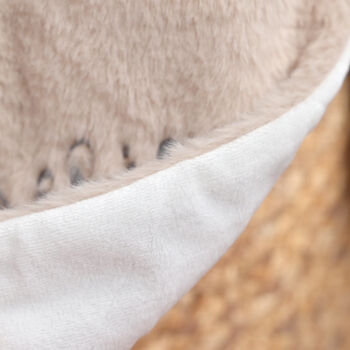 Personalised Faux Fur Teddy Comforter, 5 of 8